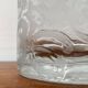 Large vase in raw glass, 1970s brutalism.