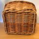 Old rattan basket