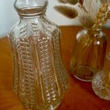 Flacon ancien en verre 19eme début 20eme