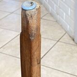 Bistro chair with a curved wooden frame and caned seat from the 1930s.