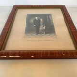 Ancienne photographie mariés couple