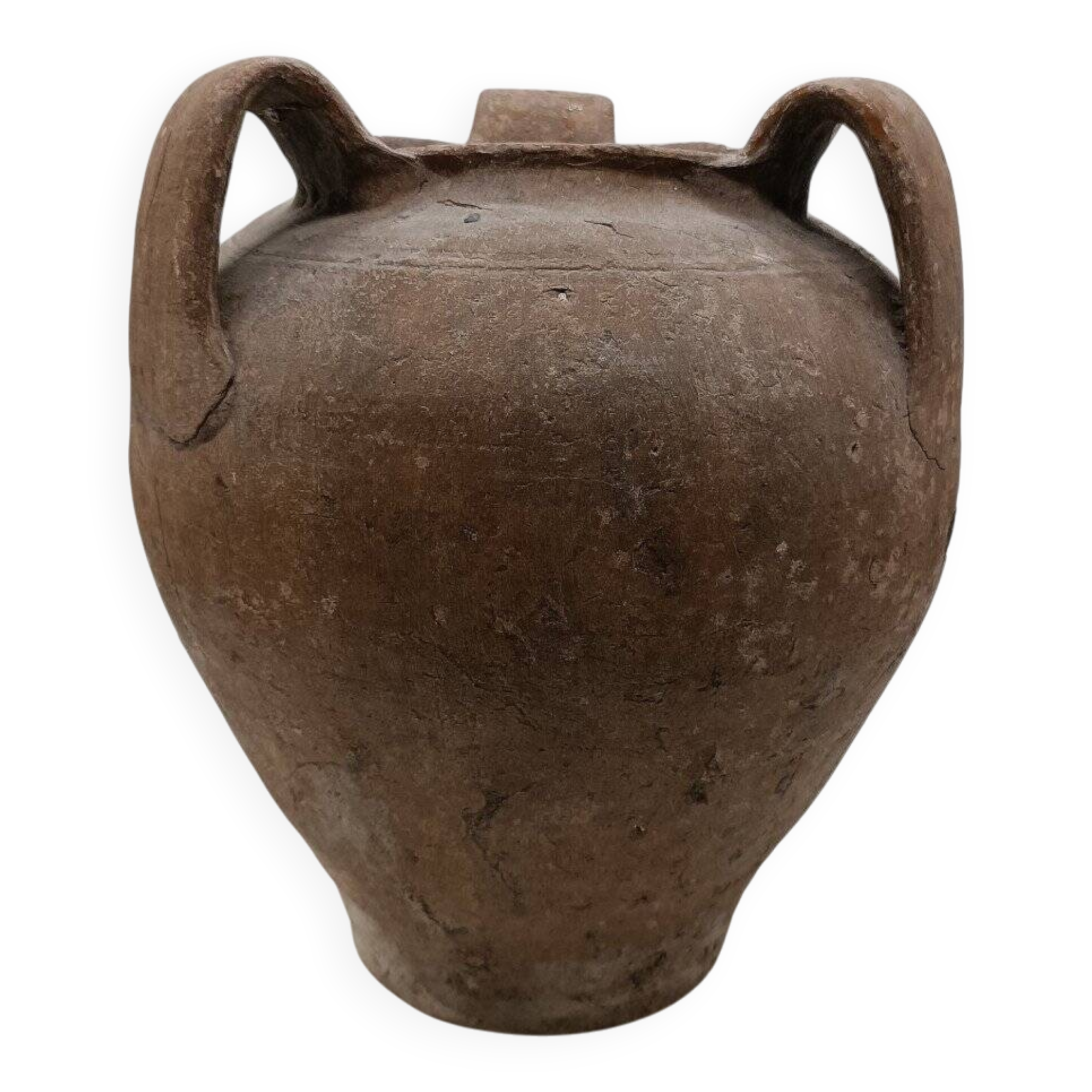 Antique terracotta jug from the 16th century