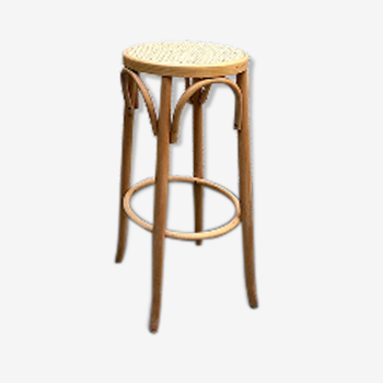 Cane bar stool