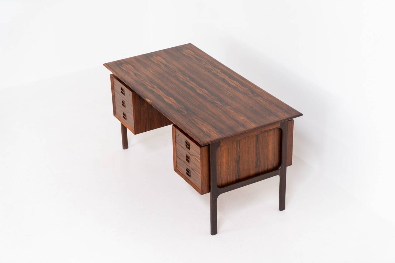 Bureau en palissandre par Edmund Brouer pour Brouer Møbelfabrik