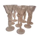 Set de 6 verres à liqueur pied femme nue
