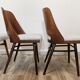 Chaises de salle à manger par Radomir Hoffman pour ton, années 1950, Set de 4