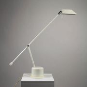 Minimalist White Adjustable Desk Lamp by Massive, Belgium — 1980s