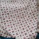 Boutis old antique quilted blanket with floral decoration - circa 1900/1920