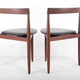Pair of "Roundette" chairs by Hans Olsen for Frem Rolje, Denmark