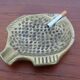 Brutalist Bronze Fish Ashtray, 1960s