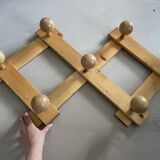 Vintage 70s wall coat rack