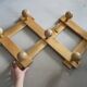 Vintage 70s wall coat rack