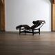 Cassina LC4 Chaise Longue In Ponyskin By Le Corbusier and Charlotte Perrian