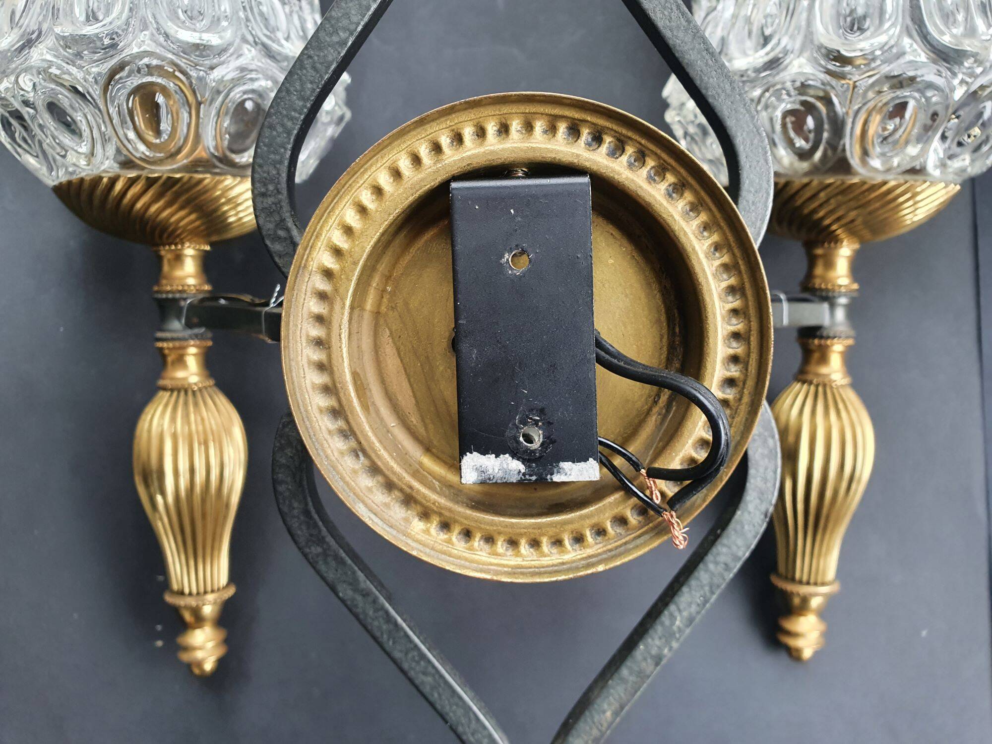 Pair of vintage wall sconces