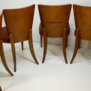 Art Deco Dining Chairs H-214 by Jindrich Halabala for UP Závody, Set of 4