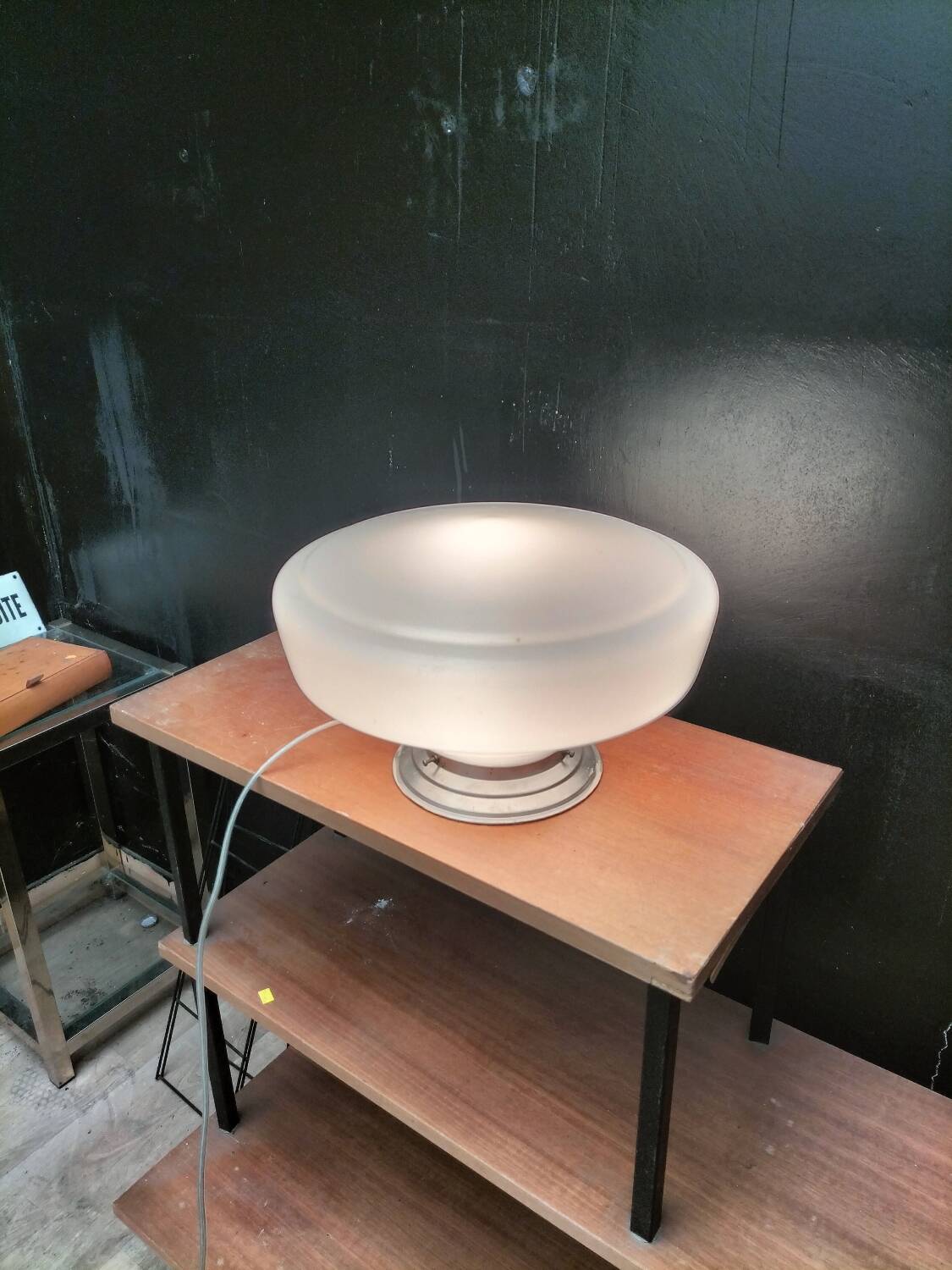 Lampe opaline art déco