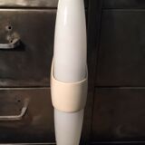 Shell wall lamp in white opaline BO Niko Belgium 1960s