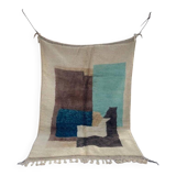 Handmade traditional beni ourain rug, size 150/250 cm.