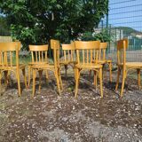 8 Baumann bistro chairs