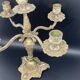Chandelier 4 branches sculptées laiton – MPMDéc23JF21