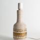 White and Gold Ceramic Table Lamp by Fratelli Fanciulacci, Italy 1970's