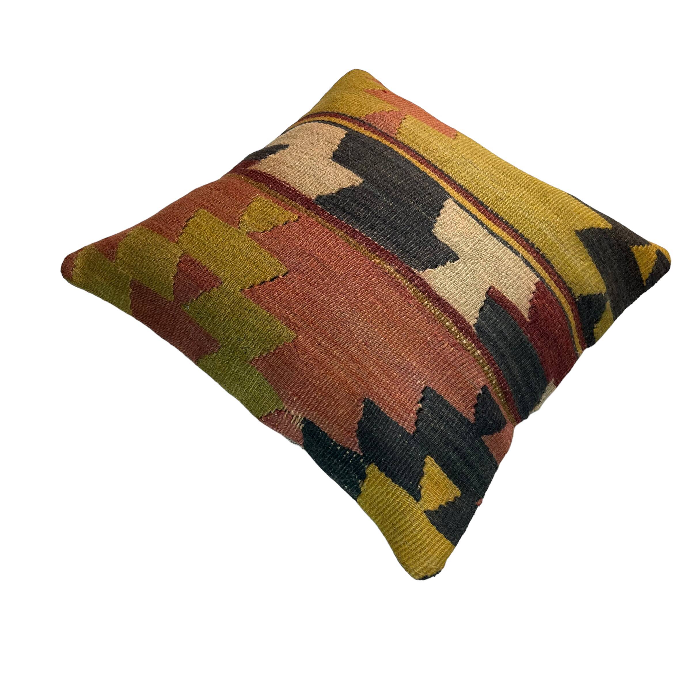 Housse de coussin kilim turc vintage
