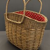Vintage straw basket