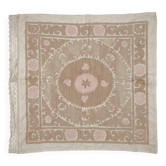 Vintage hand-embroidered tablecloth 130x152 cm