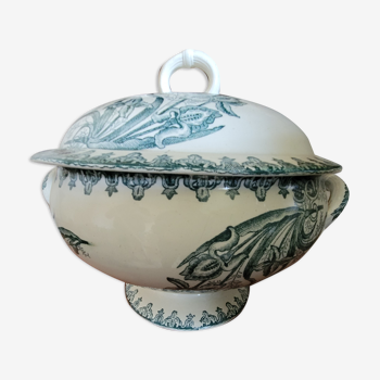 Soup bowl in real porcelain - Iris collection - Maison Amandinoise