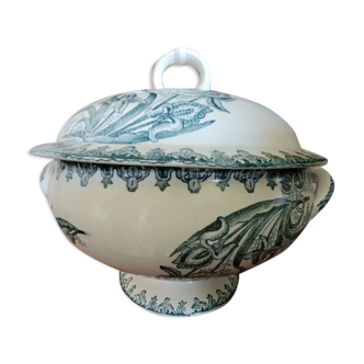 Soupière en véritable porcelaine - collection Iris - Maison Amandinoise