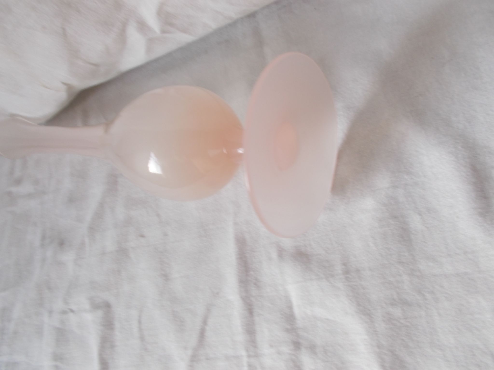 Pink opaline vase