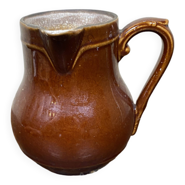 Pichet / carafe farmhouse marron