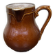 Brown farmhouse pitcher / carafe