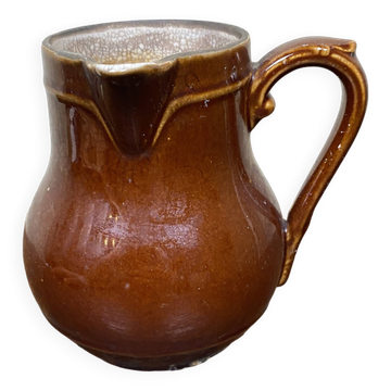 Pichet / carafe farmhouse marron