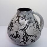 Vase with handle of Gustav Spörri for Ziegler Keramic 1950