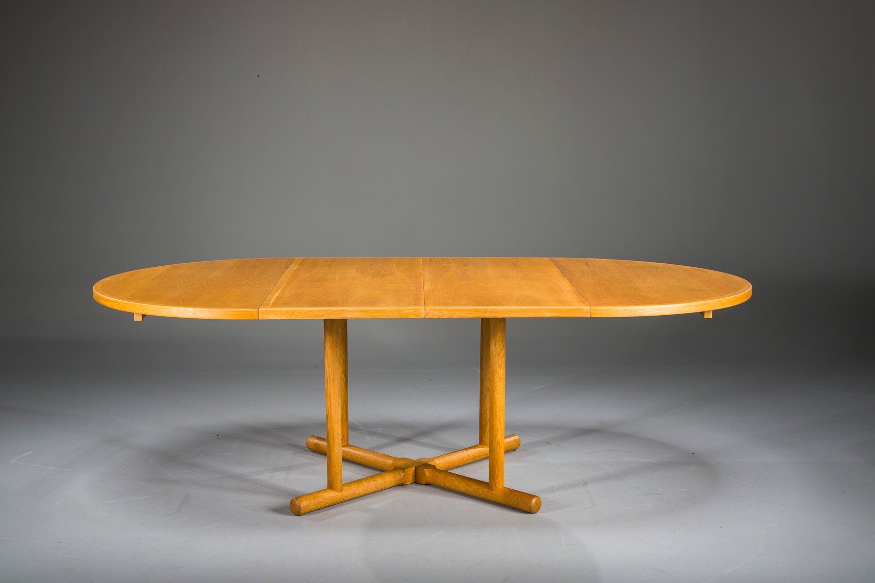 Danish extendable oak dining table by Kurt Østervig for Jason Møbler, 1950s