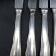 8 knives and 1 serving knife in silver metal Deetjen