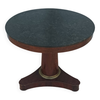 Empire period mahogany pedestal table