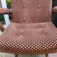 Fauteuil et 2 chaises Baumann en velours vintage