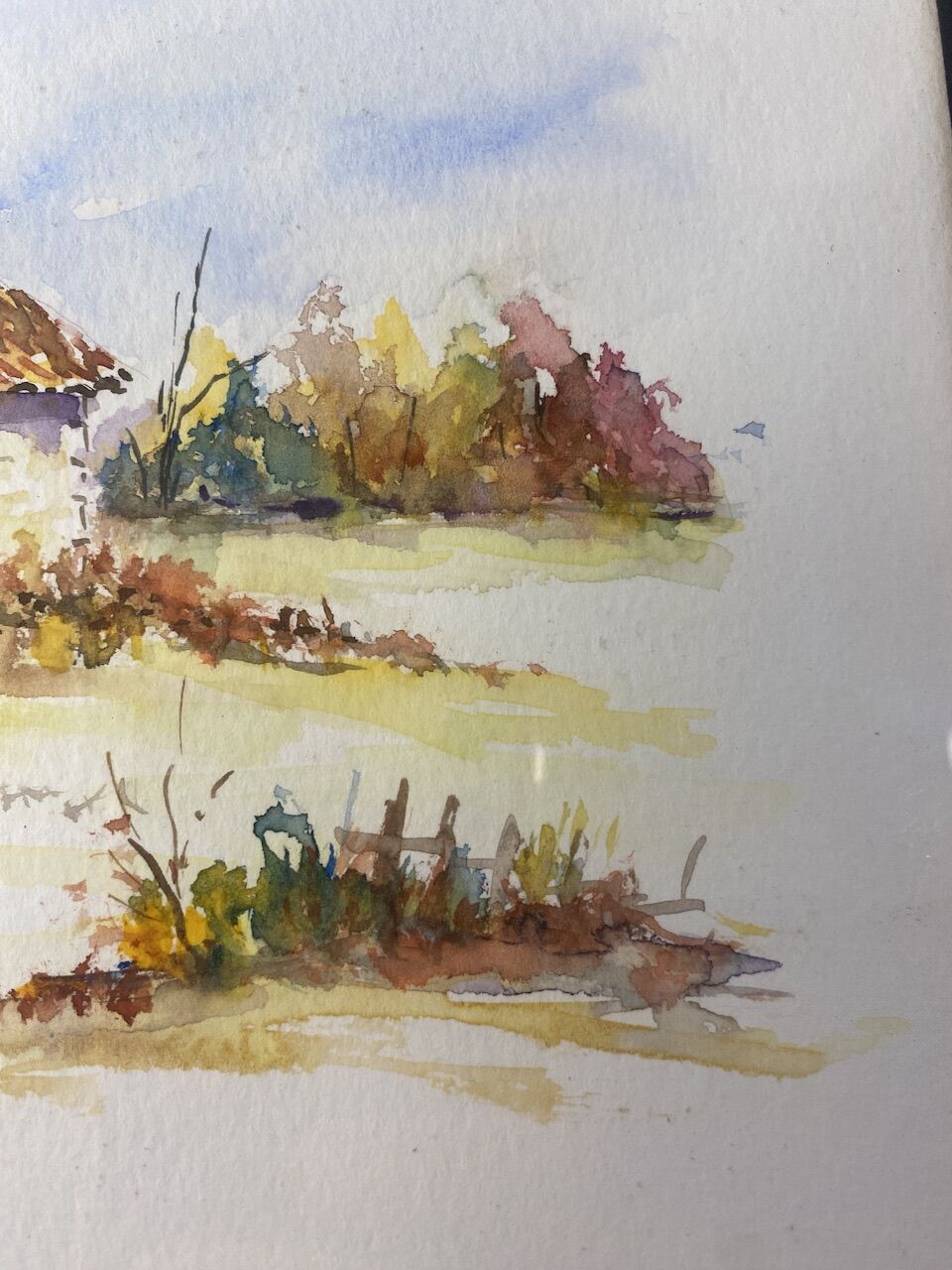 Provencal landscape signed Jean-Marc l'Huillier and dated 96
