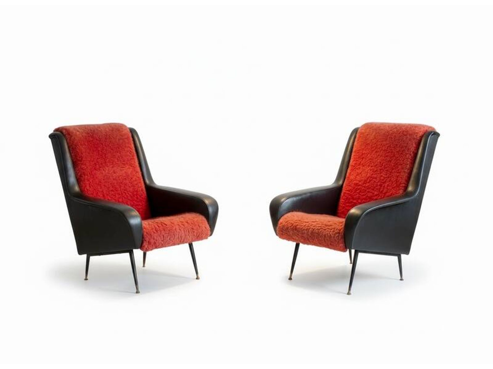 Pair of armchairs by Erton vintage design 1960