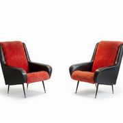 Pair of armchairs by Erton vintage design 1960