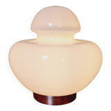 Space Age table lamp in white opaline, 1970s