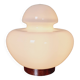 Lampe de table Space Age en opaline blanche, années 70