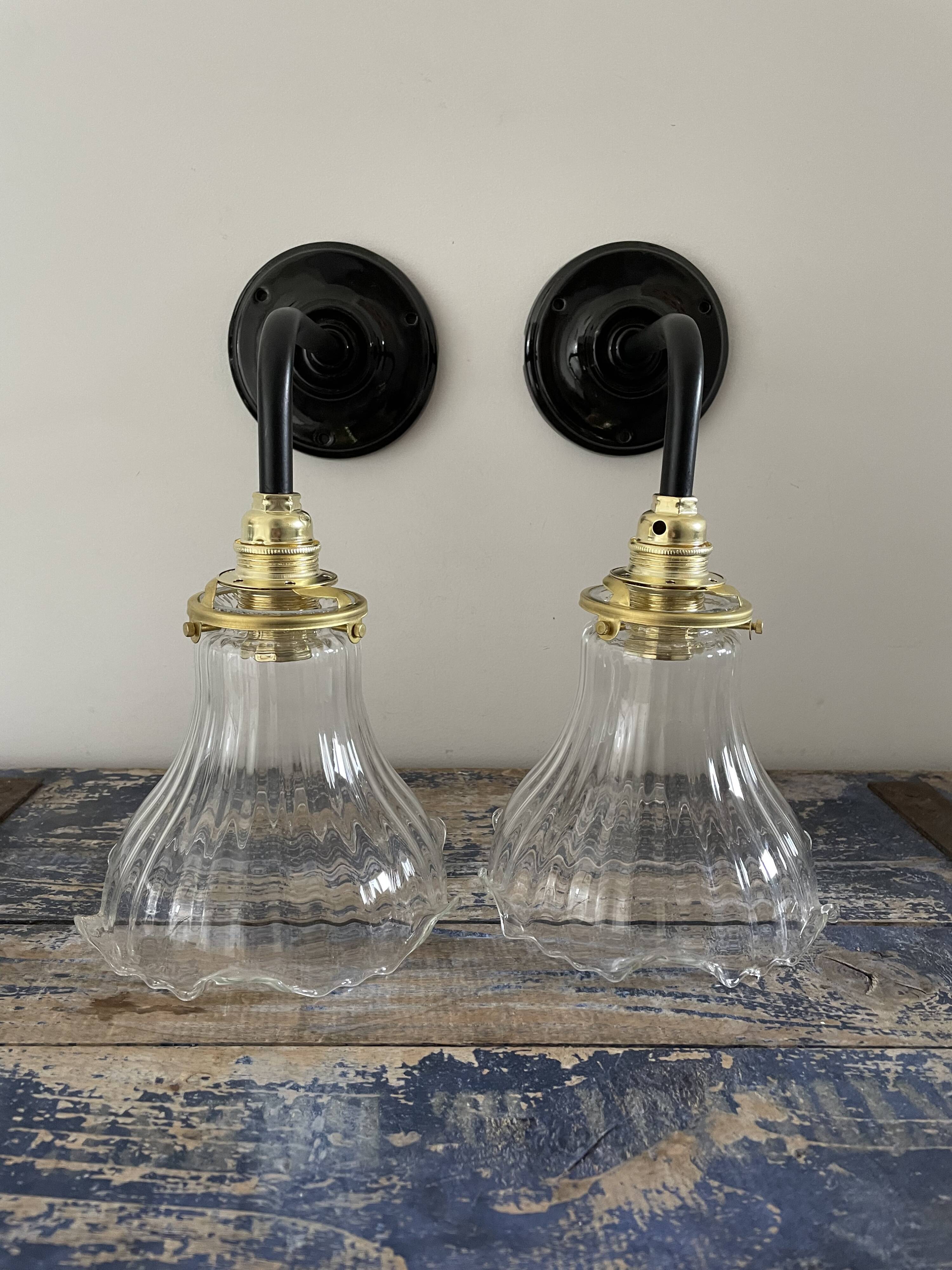 Pair of vintage wall lights