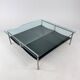 Table Basse Postmoderne en Verre et Acier par Metaform, 1990s