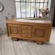 Enfilade storage unit oak Art Deco 1940 Dudouyt