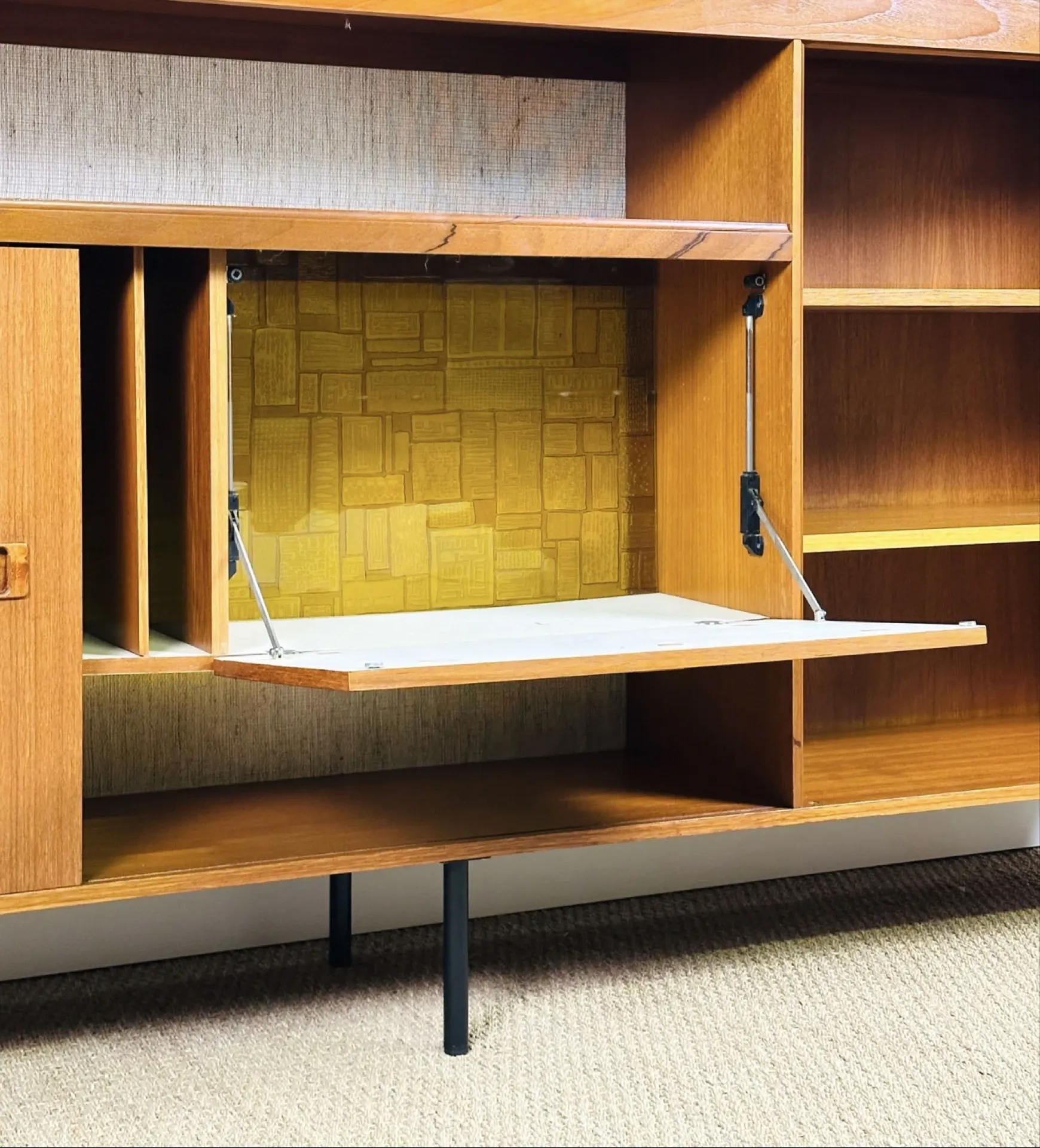 1960s high Scandinavian teak sideboard