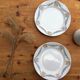 Raw wooden bistro table