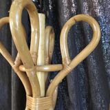 Coat holder Parrot rattan 1970